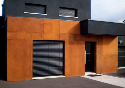 House cladding with corten steel panels - Meurthe-et-Moselle (54)