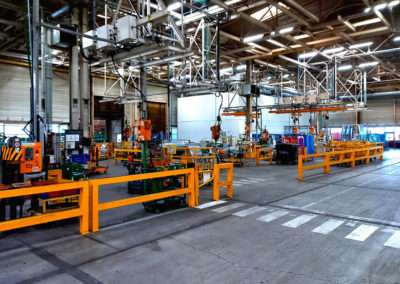 Charpente et poutres roulantes sur le site industriel de production automobile - Meurthe-et-Moselle (54)